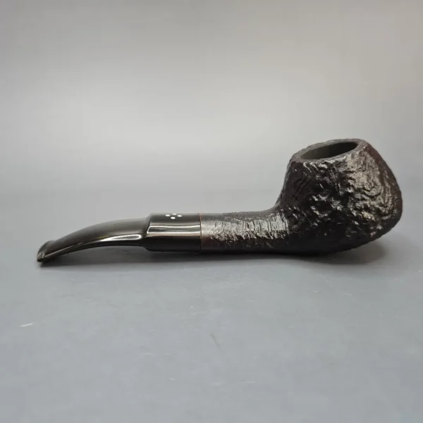 Sasieni 4 Dot Ruff Root Dark 6 Sandblasted Diplomat (Estate) - Image 4