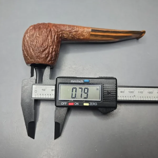 Savinelli Noce 173 Natural Rusticated Apple (Estate) - Image 12