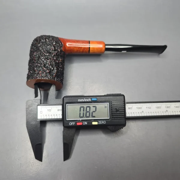 Castello Sea Rock Briar 3K π (Pi) Partially Rusticated Stack Estate Briar Pipe, Italian Estates - Image 15