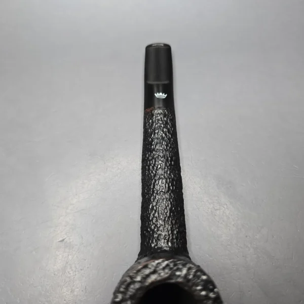 Savinelli Baronet Bruyere 805 EX Rusticated Canadian Estate Briar Pipe, Unsmoked - Image 8
