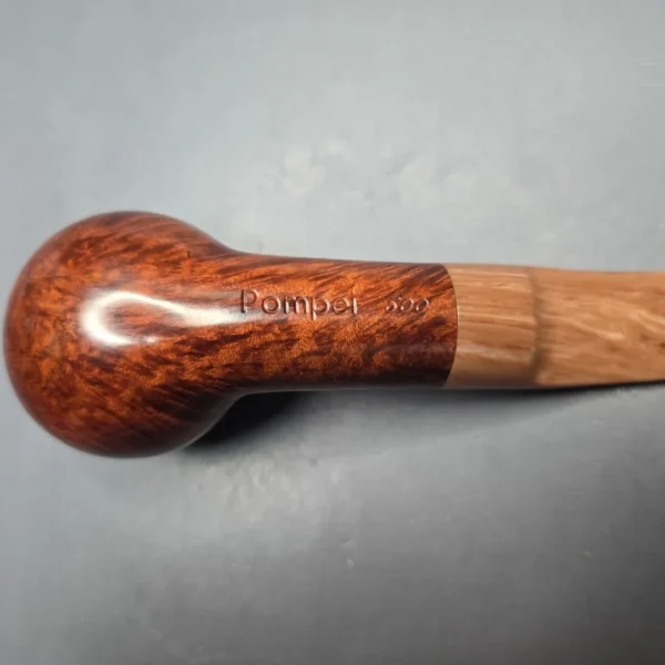 Mastro de Paja Pompei 500 Smooth Author Estate Briar Pipe, Unsmoked - Image 12