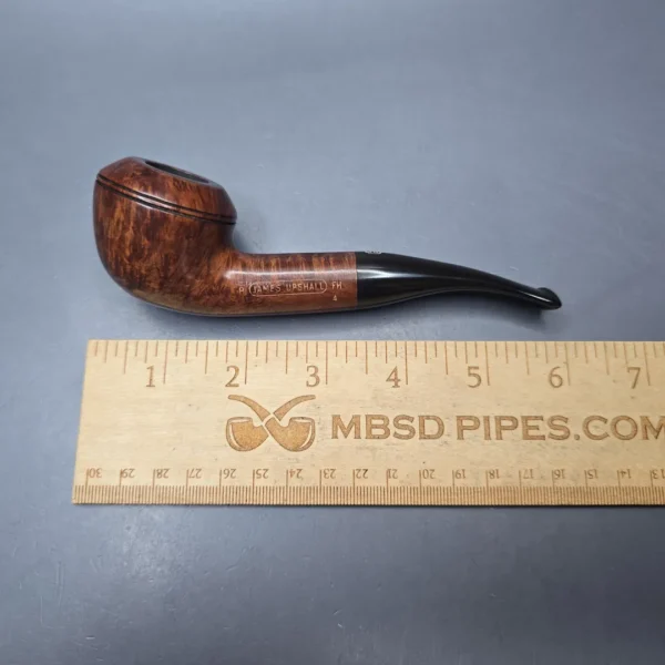 James Upshall P Grade Group 4 Smooth Rhodesian Estate Briar Pipe, English Estates - Image 13