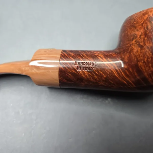 Mastro de Paja Pompei 500 Smooth Author Estate Briar Pipe, Unsmoked - Image 13
