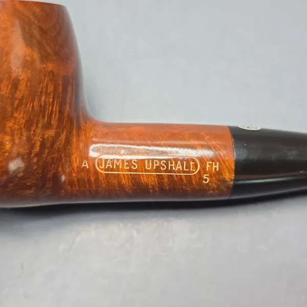 James Upshall A Grade Group 5 Smooth Apple Estate Briar Pipe, Unsmoked - Image 10