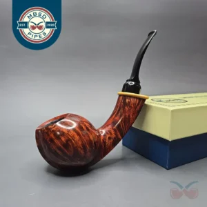 MBSD Briars Modern Masters 2 Smooth Blowfish w/ Boxwood Handmade Briar Pipe, New