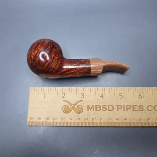 Mastro de Paja Pompei 500 Smooth Author Estate Briar Pipe, Unsmoked - Image 14