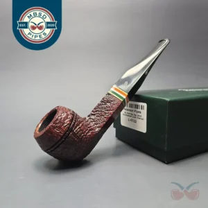 Peterson 2026 St Patrick's Day 150 Sandblasted Bulldog Briar Pipe, New