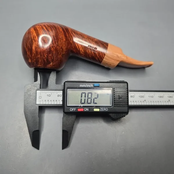 Mastro de Paja Pompei 500 Smooth Author Estate Briar Pipe, Unsmoked - Image 15