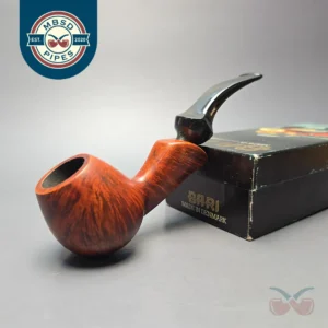 Bari Viking Smooth Brandy Estate Briar Pipe, Danish Estates