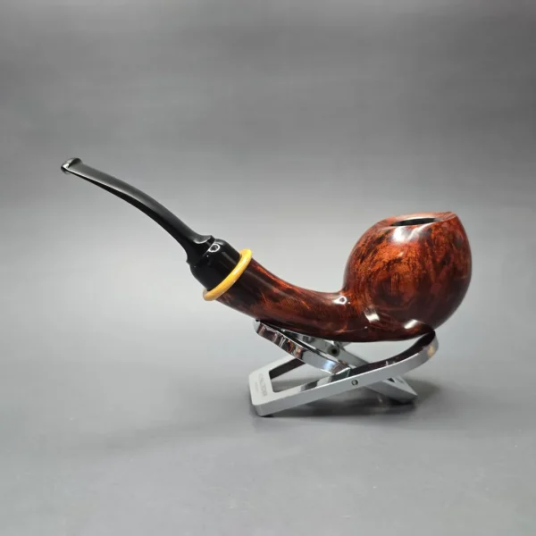 MBSD Briars Modern Masters 2 Smooth Blowfish w/ Boxwood Handmade Briar Pipe, New - Image 5