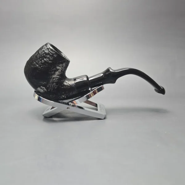 Peterson 2025 Halloween Pipe 314 Sandblasted Bent Billiard Briar Pipe, New - Image 14