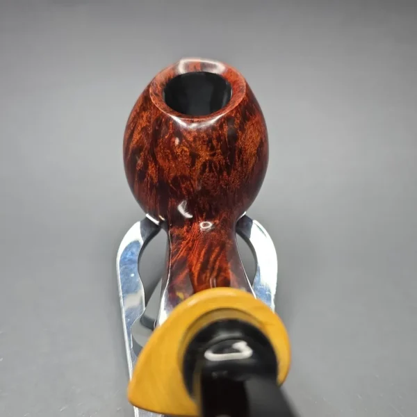 MBSD Briars Modern Masters 2 Smooth Blowfish w/ Boxwood Handmade Briar Pipe, New - Image 7