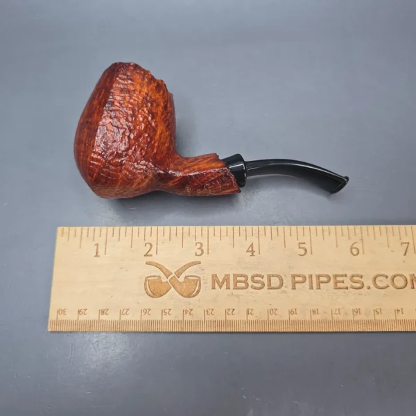 Neerup Basic Contrast Sandblasted Acorn Estate Briar Pipe, Danish Estates - Image 12