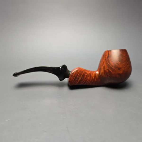 Bari Viking Smooth Brandy Estate Briar Pipe, Danish Estates - Image 4