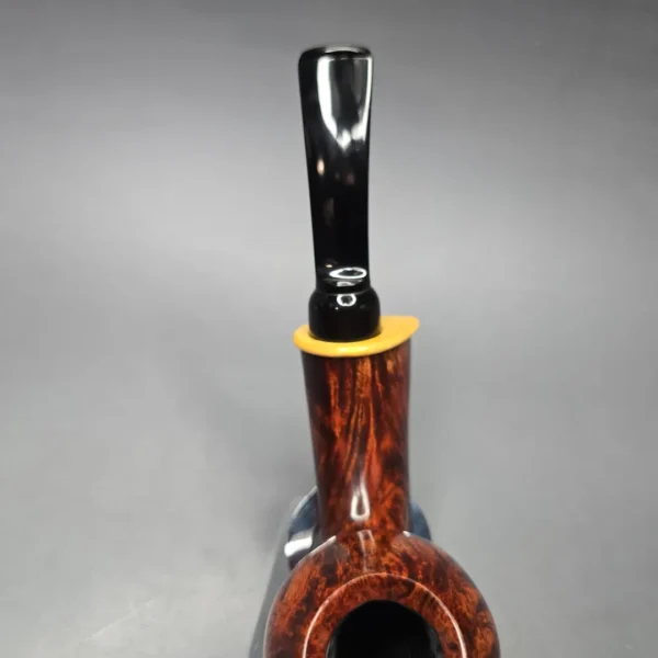 MBSD Briars Modern Masters 2 Smooth Blowfish w/ Boxwood Handmade Briar Pipe, New - Image 9