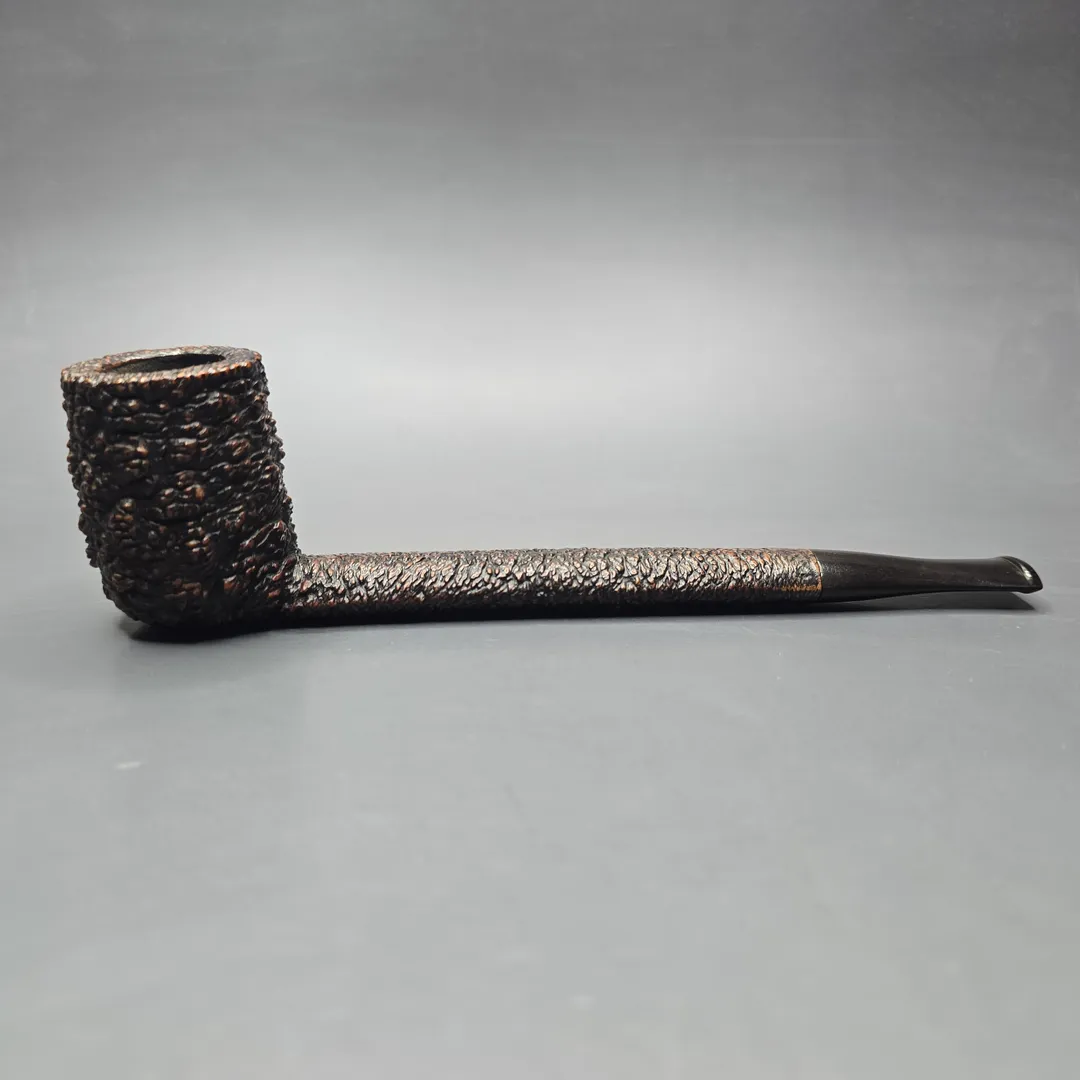 Savinelli Capri Root Briar 804 EX Extra Long Rusticated Canadian (Estate) - Image 2