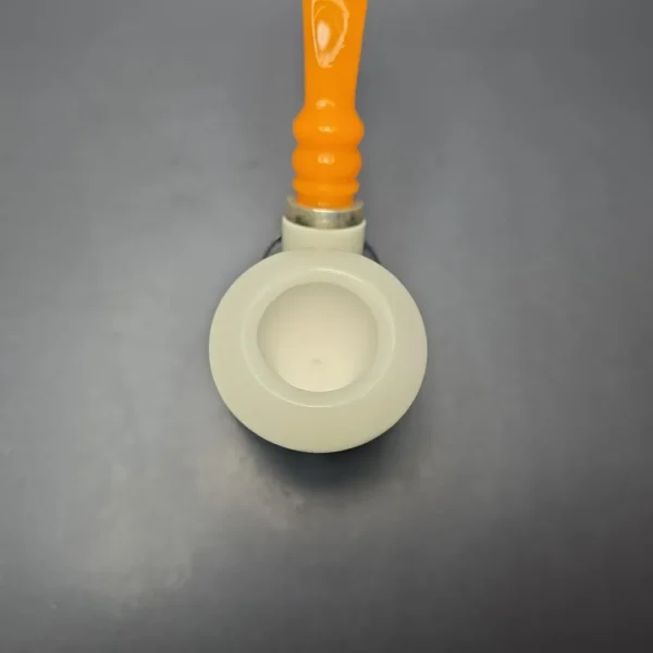 MBSD Meerschaum Smooth Reverse Calabash Block Meerschaum Pipe, New - Image 7