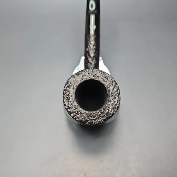 Ben Wade (Peter Wilson) XL Sandblasted Stack Dublin Estate Briar Pipe, Unsmoked - Image 10