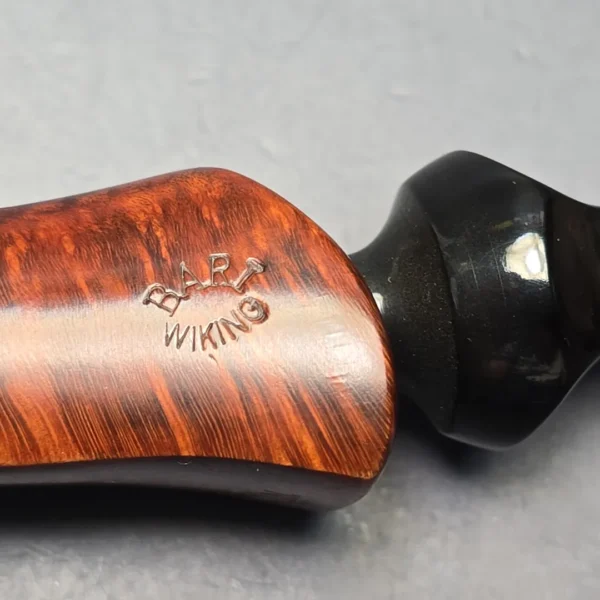 Bari Viking Smooth Brandy Estate Briar Pipe, Danish Estates - Image 11
