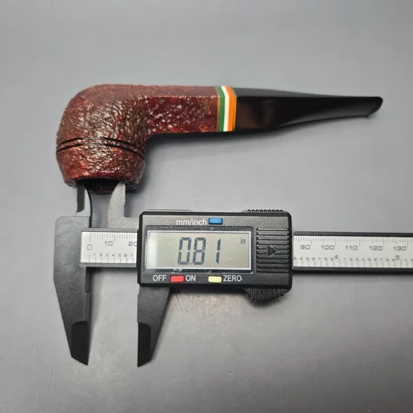 Peterson 2026 St Patrick's Day 150 Sandblasted Bulldog Briar Pipe, New - Image 14
