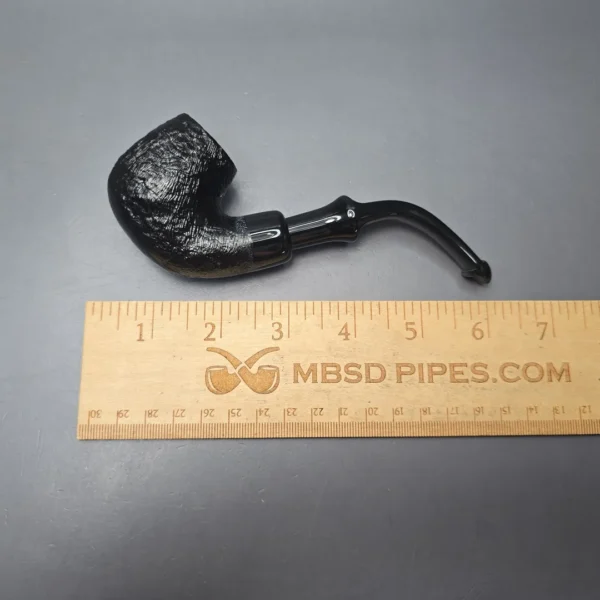 Peterson 2025 Halloween Pipe 314 Sandblasted Bent Billiard Briar Pipe, New - Image 5