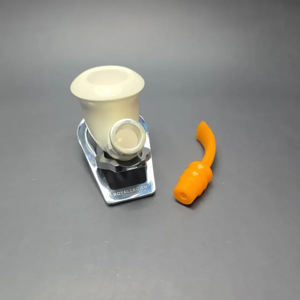 MBSD Meerschaum Smooth Reverse Calabash Block Meerschaum Pipe, New - Image 13