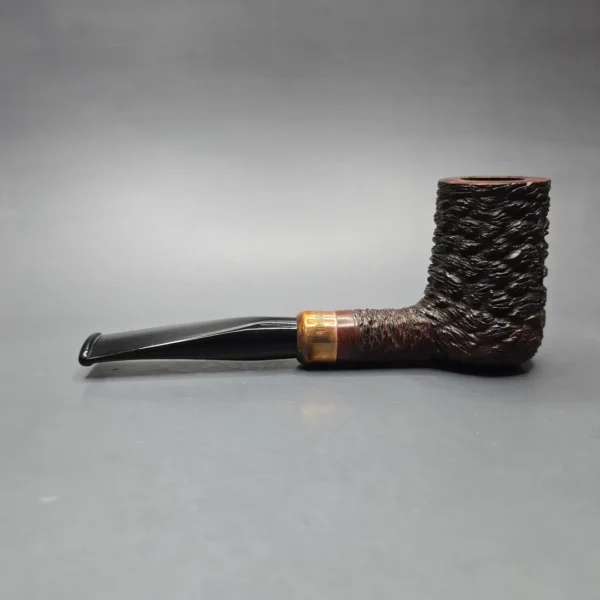 4th Generation (by Ascorti) Forza Grappa 1882 Rusticated Stack Estate Briar Pipe, Unsmoked - Image 4