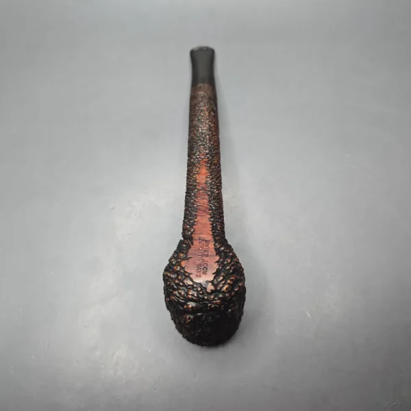 Savinelli Capri Root Briar 804 EX Extra Long Rusticated Canadian (Estate) - Image 9