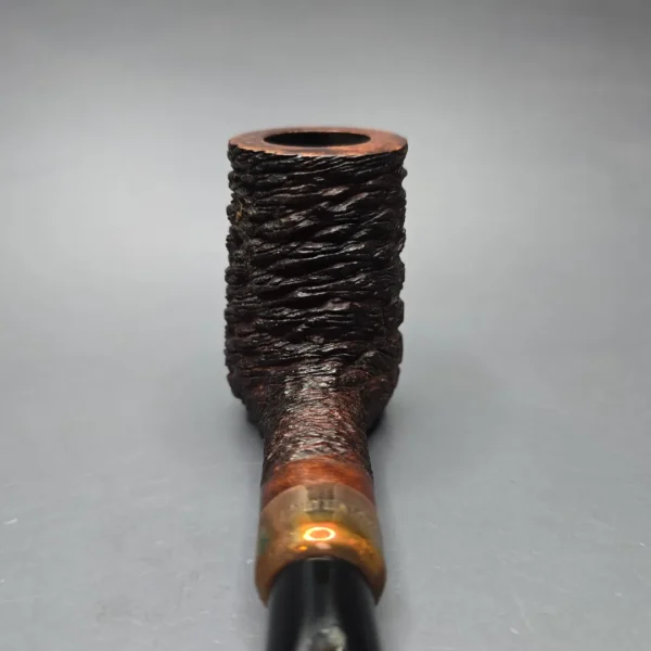 4th Generation (by Ascorti) Forza Grappa 1882 Rusticated Stack Estate Briar Pipe, Unsmoked - Image 6