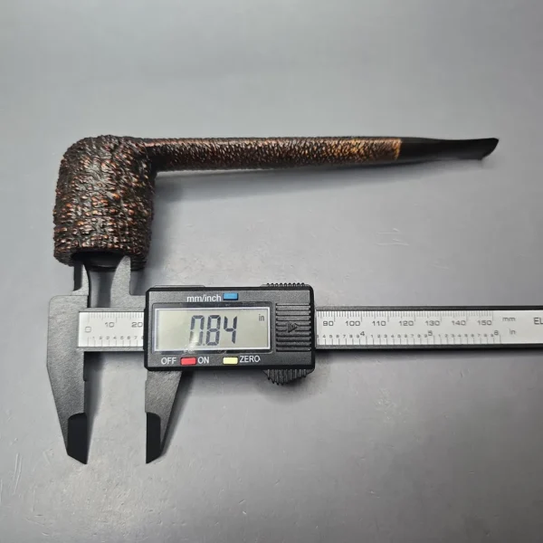 Savinelli Capri Root Briar 804 EX Extra Long Rusticated Canadian (Estate) - Image 12
