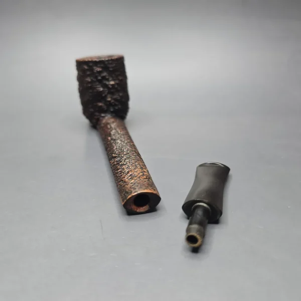 Savinelli Capri Root Briar 804 EX Extra Long Rusticated Canadian (Estate) - Image 14