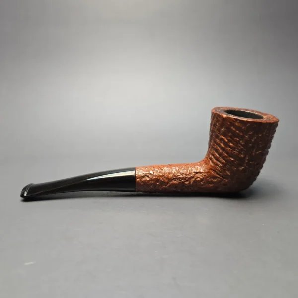 Charatan's Make Reuben Era De Luxe 60 Sandblasted Zulu Estate Briar Pipe, English Estates - Image 4