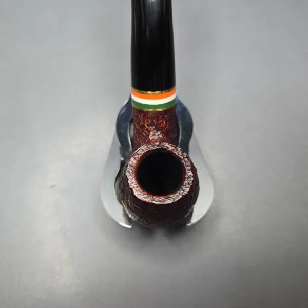Peterson 2026 St Patrick's Day 230 Sandblasted Bent Billiard Briar Pipe, New - Image 8
