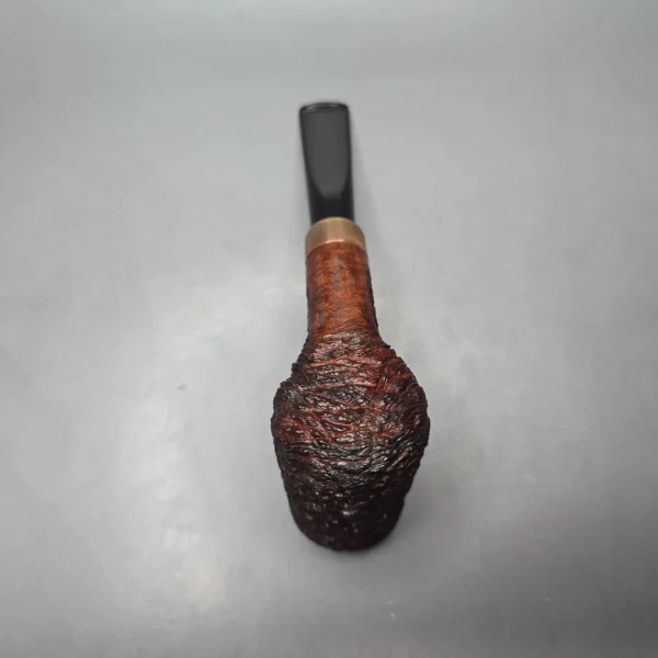 4th Generation (by Ascorti) Forza Grappa 1882 Rusticated Stack Estate Briar Pipe, Unsmoked - Image 10