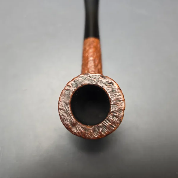 Charatan's Make Reuben Era De Luxe 60 Sandblasted Zulu Estate Briar Pipe, English Estates - Image 10