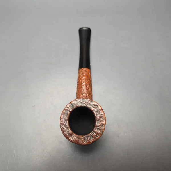 Charatan's Make Reuben Era De Luxe 60 Sandblasted Zulu Estate Briar Pipe, English Estates - Image 7