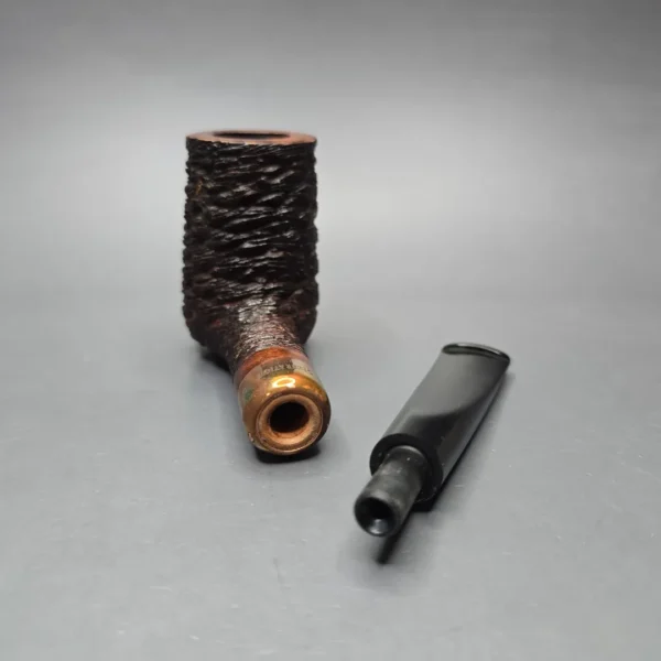 4th Generation (by Ascorti) Forza Grappa 1882 Rusticated Stack Estate Briar Pipe, Unsmoked - Image 14