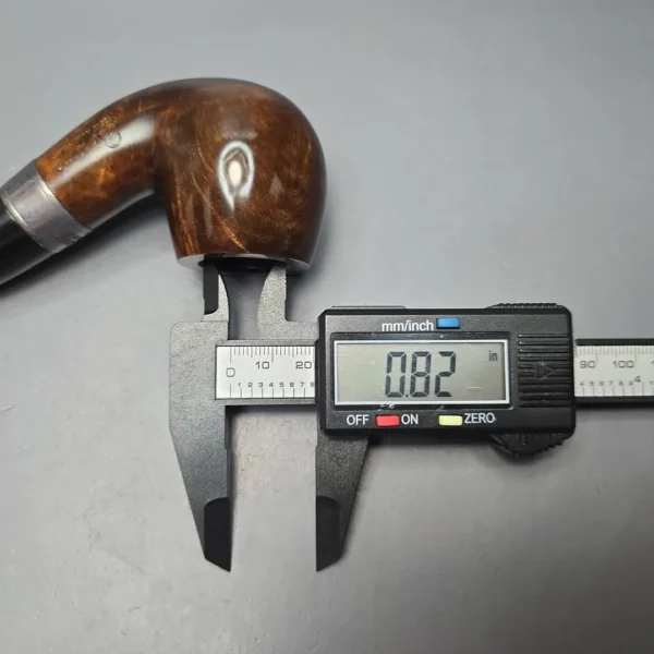 Peterson 160th Anniversary Pat. B Dark Smooth Bent Billiard Briar Pipe, New - Image 15