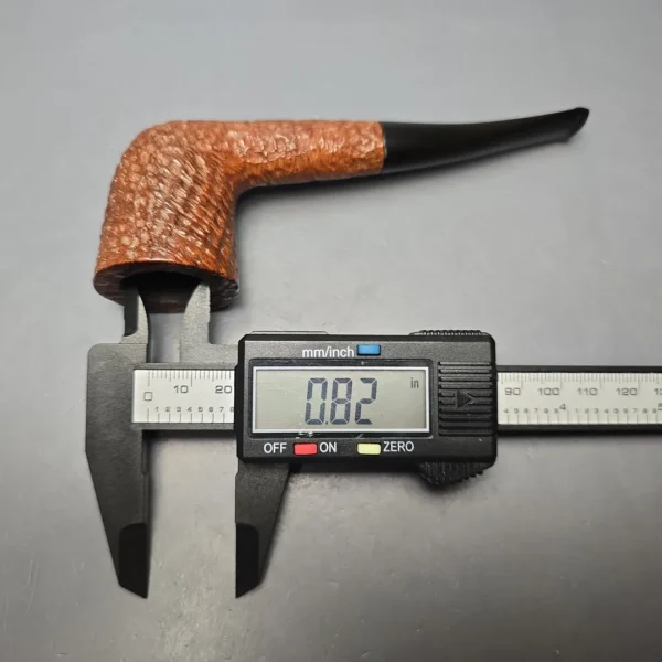Charatan's Make Reuben Era De Luxe 60 Sandblasted Zulu Estate Briar Pipe, English Estates - Image 12