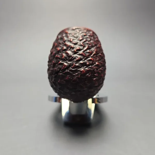 Peterson (2011) Donegal Rocky 68 Rusticated Bent Billiard with Silver (Estate) - Image 3