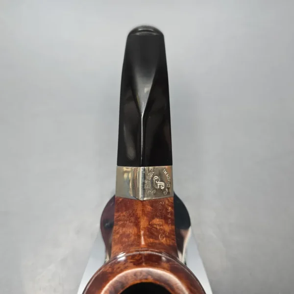 Peterson Aran Nickel Mounted 80s Smooth Bulldog Estate Briar Pipe, Irish Estates - Image 8
