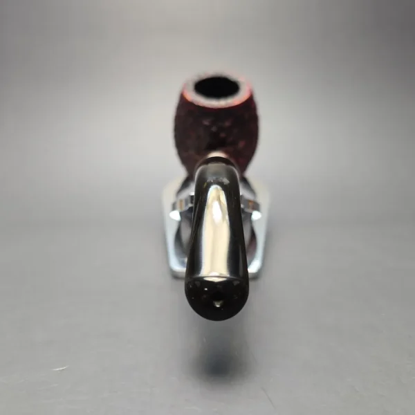 Peterson (2011) Donegal Rocky 68 Rusticated Bent Billiard with Silver (Estate) - Image 5