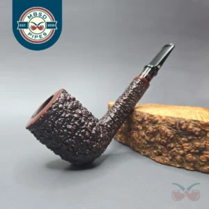 Paolo Becker (c.1980s-1990s) Partially Rusticated Lovat Estate Briar Pipe, Italian Estates