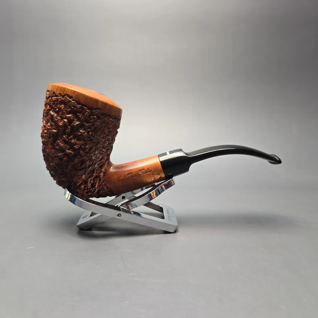 Don Carlos 2 Note Partially Rusticated Dublin Estate Briar Pipe, Italian Estates - Image 2