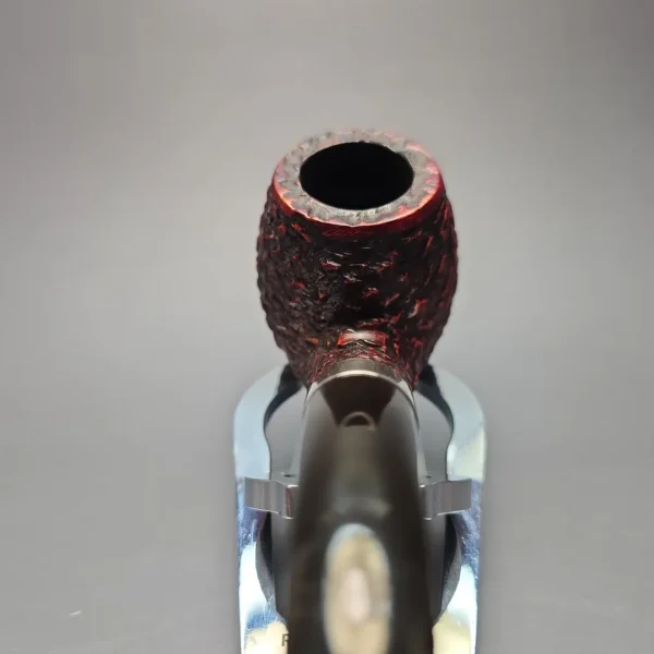 Peterson (2011) Donegal Rocky 68 Rusticated Bent Billiard with Silver (Estate) - Image 6