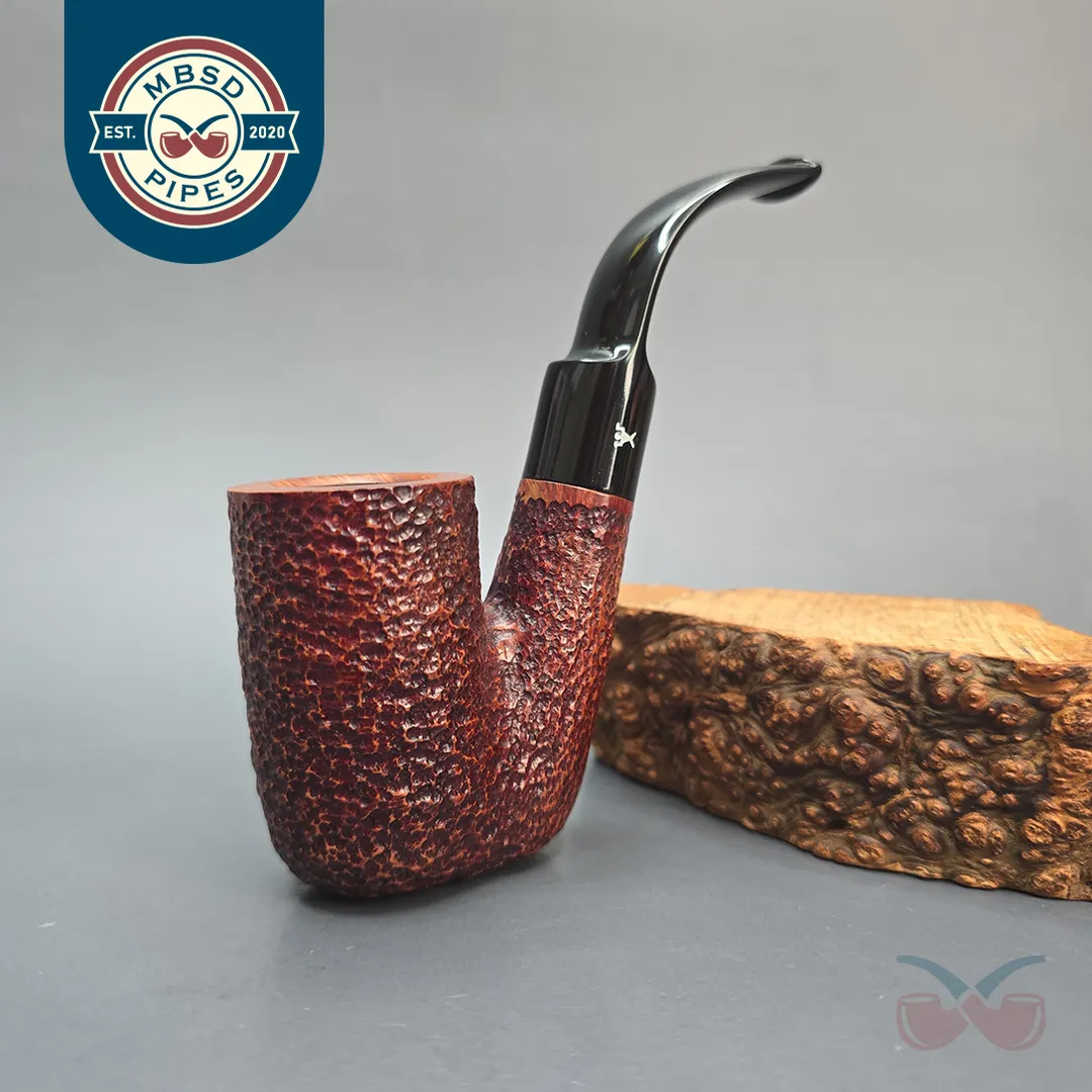 Savinelli Hercules 604 EX Rusticated Oom Paul (Estate)