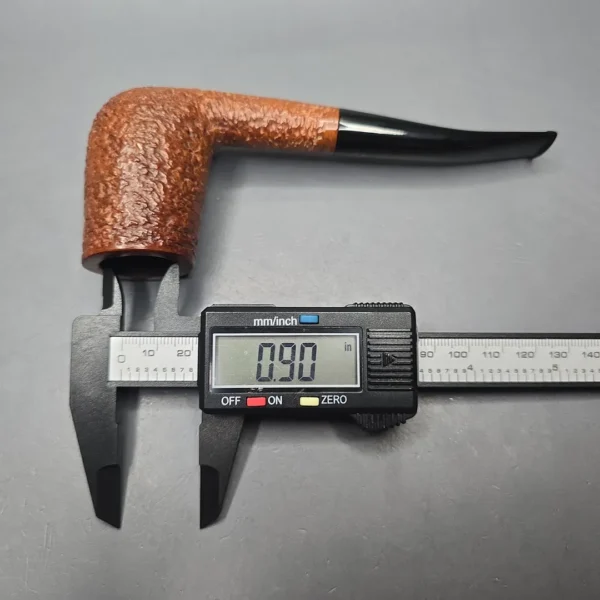 Radice Rind Rusticated Stack Billiard Estate Briar Pipe, Italian Estates - Image 13