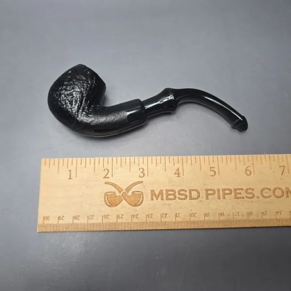 Peterson 2025 Halloween Pipe 317 Sandblasted Bent Billiard Briar Pipe, New - Image 12