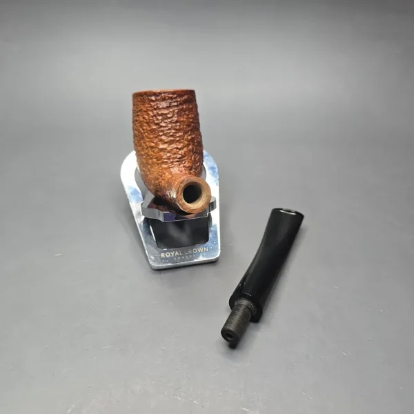 Radice Rind Rusticated Stack Billiard Estate Briar Pipe, Italian Estates - Image 14