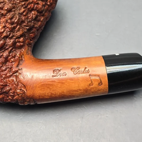 Don Carlos 2 Note Partially Rusticated Dublin Estate Briar Pipe, Italian Estates - Image 10
